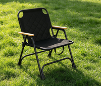 Chaise de camping pliable légère en métal pour pique-nique, pêche et plage, chaise de directeur pliable, vente en gros