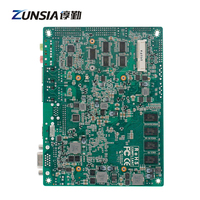 Zunsia Quad Core haute performance Baytrail ordinateur carte mère double Lan 3.5 pouces X86 Mini PC J1800 J1900 carte mère industrielle
