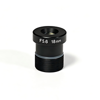 Objectif M12 à monture S pour vision industrielle, 18 mm EFL, format d'image 1/1.8'', iris F4 F5.6 F7 F8 F11