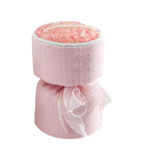 Premium Vintage grand 1.7*0.5m tissu de flanelle vierge pulpe Style fleur papier d'emballage pour <span class=keywords><strong>Bouquet</strong></span> emballage <span class=keywords><strong>fleuriste</strong></span> choix - Product Image 2