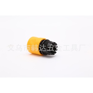 Conector Rápido Han Dabang ABS de 25mm con Conexión de Espiga para Tubería de Riego de Jardín, Amarillo, Flujo de 4 Puntos - Product Image 5