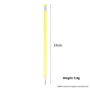 Macaron bûche HB crayon <span class=keywords><strong>couleur</strong></span> bonbon tilleul <span class=keywords><strong>triangulaire</strong></span> pôle dessin animé étudiant crayon pour enfants bonne prise Posture <span class=keywords><strong>crayons</strong></span> standard - Product Image 3