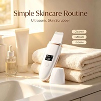 Mini exfoliant électrique ionique pour le visage, nettoyeur de pores, outil de massage corporel et de beauté