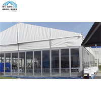 Tentes de réception en alliage d'aluminium 6x12m, 6x15m, 6x18m, imperméables, pour camping et événements, matériel de location extérieur