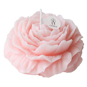 LE130 Bougies parfumées en cire de soja en forme de fleur pour la décoration intérieure ou les cadeaux de vacances, vente en gros en usine - Product Image 3