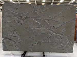 Lastre di <span class=keywords><strong>Pietra</strong></span> Naturale Verde Liana Malibu in Saponite Ferrosa per Piani di Lavoro, Top Bagno, Lavelli, Rivestimenti Murali e Piastrelle per Pavimenti, Colore Nero - Prezzo - Product Image 2