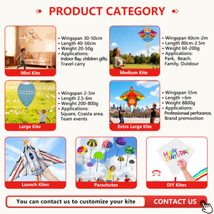 การเดินทางของเล่นเกมชายหาดกลางแจ้งสายเดี่ยวพร้อมหางที่บินได้ง่าย3D ชีวิตที่มีสีสันว่าวขนาดใหญ่สำหรับเด็กและผู้ใหญ่ - Product Image 3