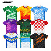 Uniforme de Equipo Personalizado de Primera Calidad Aibort, Jersey de Fútbol Ligero y Duradero que Absorbe la Humedad para Entrenamientos
