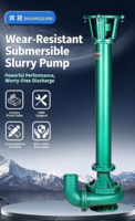 Pompe à boue submersible verticale série NL 1,5-4 kW |   Faible pression, résistant à l'usure, sans obstruction |   Personnalisable par l'OEM |   Débit <100m³/h