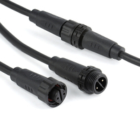 Câble adaptateur M12 en gros, connecteur mâle-femelle 8 broches, capteur d'aviation, boîtier PA électrique pour la commande d'automatisation industrielle