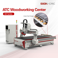 Máquina Fresadora CNC de Alta Gama para Corte Preciso de Madera, Acrílico y Aluminio con Husillo Potente y Cambio Automático de Herramienta