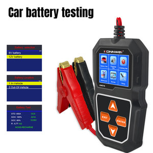 Testeur de capacité de batterie au lithium et au plomb-acide 12V, outil de diagnostic automobile, analyseur de batterie de <span class=keywords><strong>voiture</strong></span> Konnwei Kw218 - Product Image 1