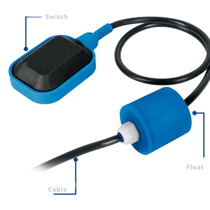 <span class=keywords><strong>Interrupteur</strong></span> à <span class=keywords><strong>flotteur</strong></span> électrique en plastique PP avec câble 125V/250V/380V pour applications de pompe à eau, réservoir et eaux usées - Product Image 4