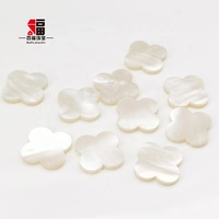 Baifu Jewelry mode nacre trèfles à quatre feuilles coquille blanche naturelle