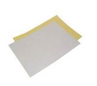 Feuille d'autocollants vierges blancs brillants en PVC thermosensible, autocollants en PVC coulé, prix d'usine, taille personnalisée, respectueux de l'environnement