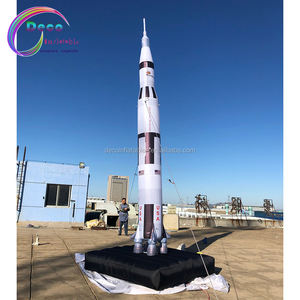 Cohete Inflable Publicitario Personalizado para Exhibición - Product Image 3