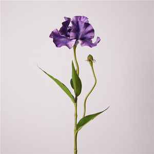 Y138 <span class=keywords><strong>Iris</strong></span> violet réaliste de haute qualité, idéal pour la décoration paysagère, fleurs artificielles, ameublement doux, arrangements floraux - Product Image 1