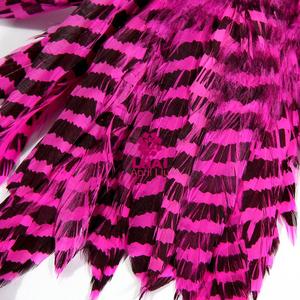Plumes de schlappen blanches teintées à la main de haute qualité, idéales pour la confection de chapeaux, les accessoires de costumes, l'art DIY, les décorations de mariage - Product Image 6