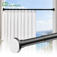 YIJIALE Poteau télescopique robuste de 30 m² pour usine, réglable de 25 mm à 27,6-39,4 pouces, tige extra épaisse pour serviettes
