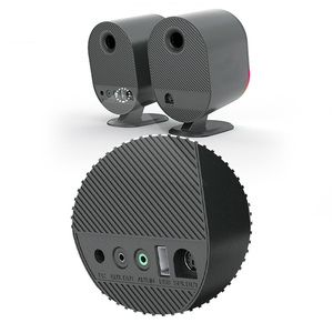 Haut-parleurs de jeu filaires 2.0 canaux avec éclairage RGB, 20W de puissance élevée, stéréo, pour ordinateur de bureau et jeux PC - Product Image 4