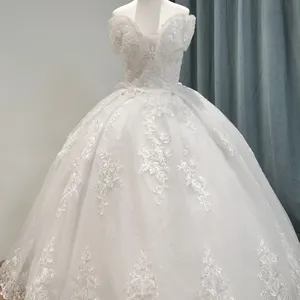 AL1639 customizable Drop shipping 2023 New High Quality Luxury ball gown Bohemian Brand Nigerian Bridal Gowns Wedding Dresses