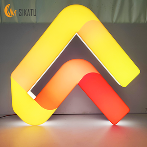 Letrero electrónico LED acrílico luminoso de cuerpo completo personalizado, <span class=keywords><strong>letras</strong></span> de logotipo 3D con iluminación frontal para carteles publicitarios para hospitales - Product Image 1