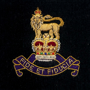 FIDE ET FIDUCIA High Quality Lace Embroidered Patch <b>Sew</b>-On Fabric Badge Circular Luxury Design for Garment - Product Image 1