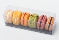 Boîte transparente portable, boîte en plastique Transparent, de haute qualité, pour Macaron en plastique Transparent, Recyclable