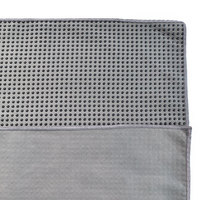 Serviette de yoga en suède personnalisée DZ Wholesale, imprimée, en microfibre antidérapante, douce, pour la gym et l'entraînement, avec grip