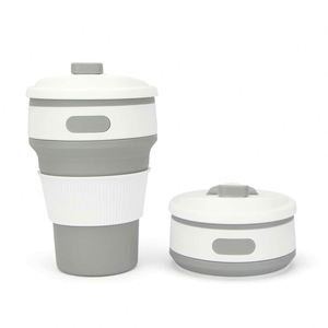 Direct Drinking Coffee <b>Cup</b>, Adult Reusable Stainless Steel Silicone Coffee Mug - Product Image 2