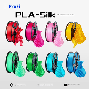 วัสดุสิ้นเปลืองสำหรับการพิมพ์ 3 มิติแบบไหมสีเดียว PLA Silk 1 กก. เส้นพลาสติกไหมสีฟ้าเดี่ยวสำหรับเครื่องพิมพ์ 3 มิติแบบ FDM - Product Image 3