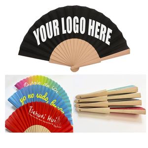 Abanico Plegable de Madera Grabado Personalizado QM, Abanicos Personalizados para Bodas, Cumpleaños, Decoración de Fiestas de Bebés, Regalos para Invitados - Product Image 6