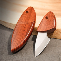 Mini Couteau de Poche Portable en Forme de Poisson pour Camping et Activités de Plein Air, Ouvre-Colis Express, Coupe-Légumes et Fruits