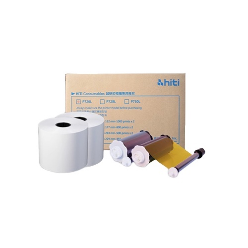 High Quality Photo Paper and Ribbon Print Kit and Consumables for Hiti P720L Photo Printer