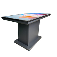 Kiosque tactile capacitif android 43 55 pouces intérieur table tactile d'affichage publicitaire lcd pour café