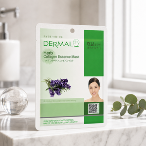 Mascarilla Facial de Esencia de Colágeno Herbal Dérmico 23g, Hidratante y Calmante - Product Image 5