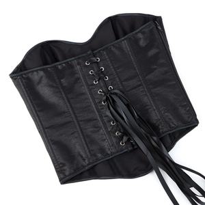 Corsés elegantes de flores <span class=keywords><strong>3D</strong></span> para mujer, corsé gótico sin tirantes por encima del busto, corpiño moldeador de cuerpo negro Korsett, lencería firme transpirable - Product Image 4