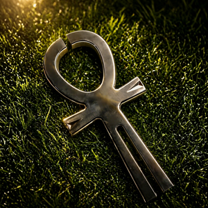 Ankh : Clé de la Vie – Diapason géant double face 342 Hz/684 Hz, conception d'instrument chirurgical. - Product Image 1