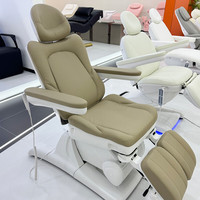Yicheng Beauté Nouveau Électrique Réglable Salon Cils Cosmétique Facial Chaise 3 Moteurs Beauté Inclinable Nu Massage Lit