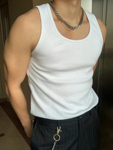 3er Pack auf Lager f Herren Solid Under wear Singulett Herren Plain Tank Tops Casual ärmel los - Product Image 3