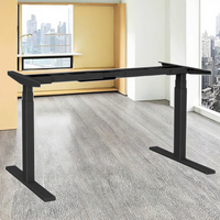 Bureau assis-debout flexible réglable en hauteur JIECANG JC35TS-R13S avec moteur électrique, métal durable