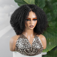 Fournisseur de premier plan ISEE : Perruques sans colle 7x5 Lace Layer Cut, prêtes à porter, 100% cheveux humains, qualité supérieure, vente en gros, style Afro Kinky Curly