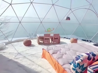 Dôme de glamping de luxe en PVC pour l'extérieur, tente de camping, maison igloo de jardin, certifiée CE/TUV, Aoqile gonflable