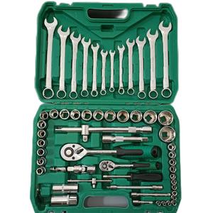 61pcs Chrome Finished Socket <strong>Wrench</strong> <strong>Set</strong> Ratchet Spanner <strong>Sets</strong> Mechanic Tools Kit Ratcheting <strong>Wrench</strong> <strong>Combination</strong> <strong>Set</strong> - Product Image 1