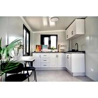 Maison modulaire mobile préfabriquée pliable à double aile extensible, isolation thermique, chaude en hiver, fraîche en été