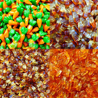 Gomitas Sueltas al por Mayor, Gomitas Granuladas con Azúcar y Aceite, Dulces Estadounidenses, Haribo, Dulces Halal