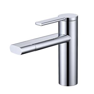 Moderno rubinetto da bagno a foro singolo <span class=keywords><strong>nero</strong></span> <span class=keywords><strong>opaco</strong></span> in ottone lavabo lavabo acqua miscelatore rubinetto valvola di ceramica - Product Image 3