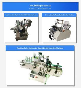 Etiquetadora Automática de Doble Cara REALMX para Botellas Redondas, Etiquetas Autoadhesivas para Bebidas, Etiquetado Inteligente con Código de Barras - Product Image 4