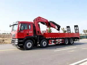 Camion grue pliable HOWO de marque chinoise, 10 à 40 tonnes, 8x4, avec flèche articulée <span class=keywords><strong>hydraulique</strong></span> <span class=keywords><strong>et</strong></span> télécommande - Product Image 4