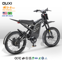 Moto tout-terrain électrique OUXI GT2000 style Brésil, 48V 30AH, moteur central, double suspension, pour adultes, vente directe usine